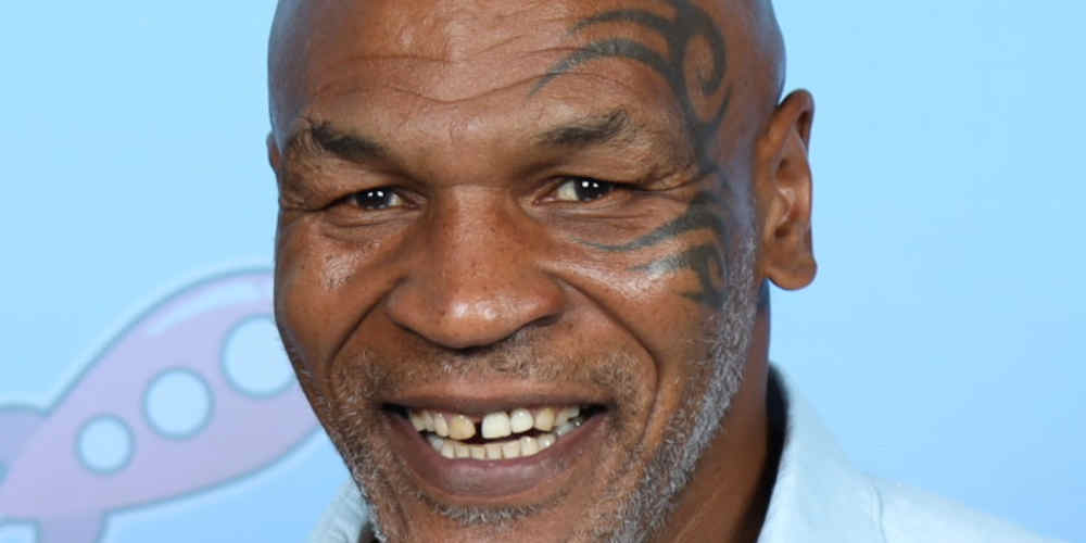 Mike Tyson laughing
