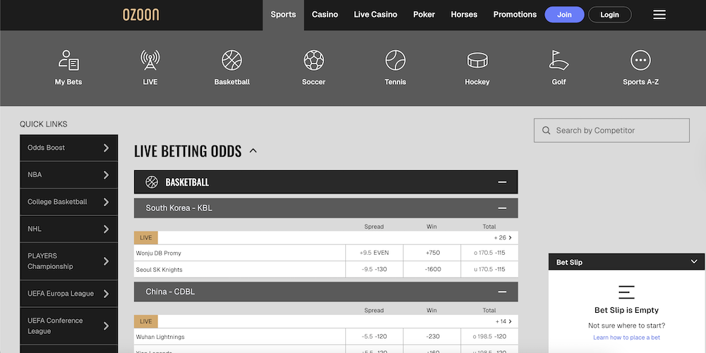 Ozoon Sportsbook