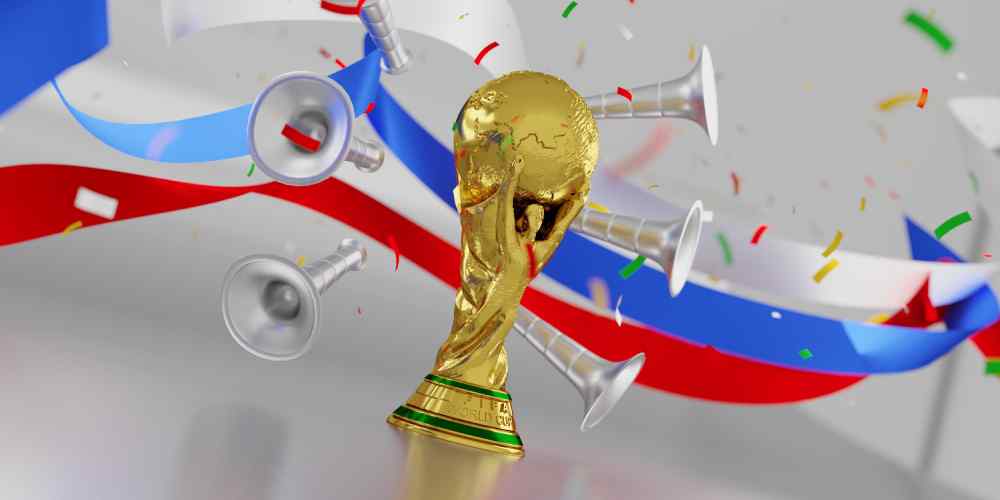 football cup and flag - world cup qualification online 2026 odds