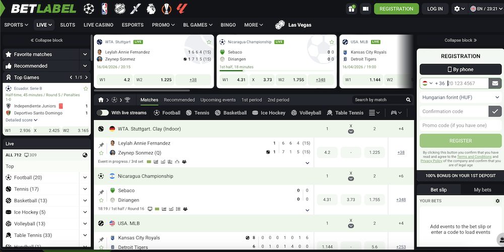 BetLabel Sportsbook Live Be