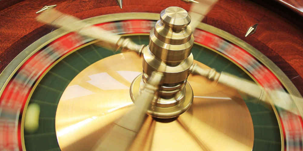 spinning roulette wheel