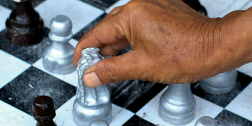 playing chess