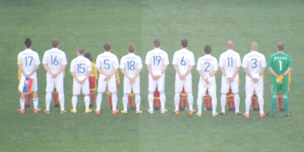 Slovakia national team in 2010
