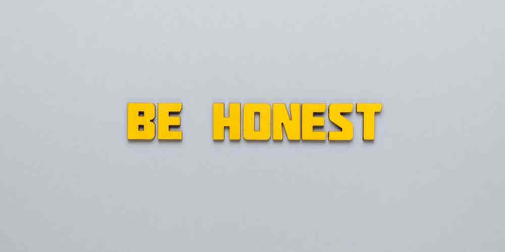 biggest lies in sports betting represented with a be honest writings