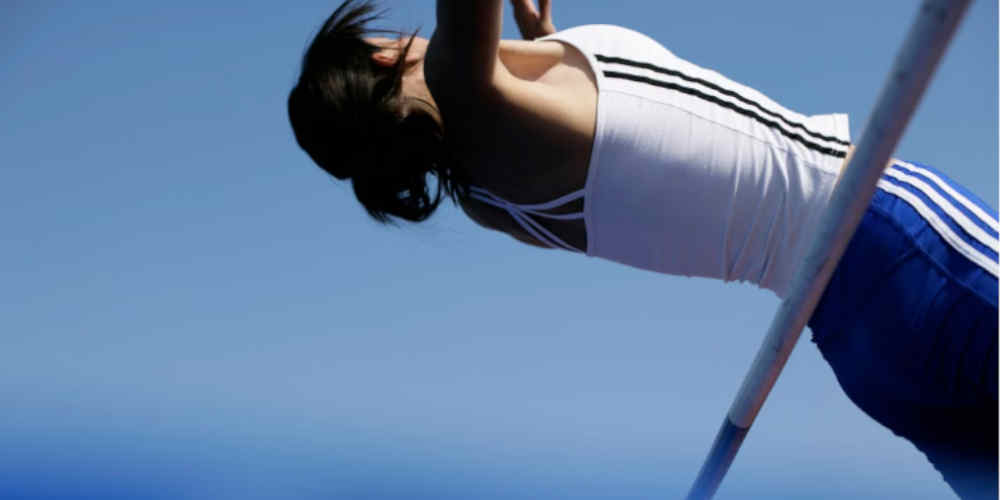 high jumping in the golden age of sports
