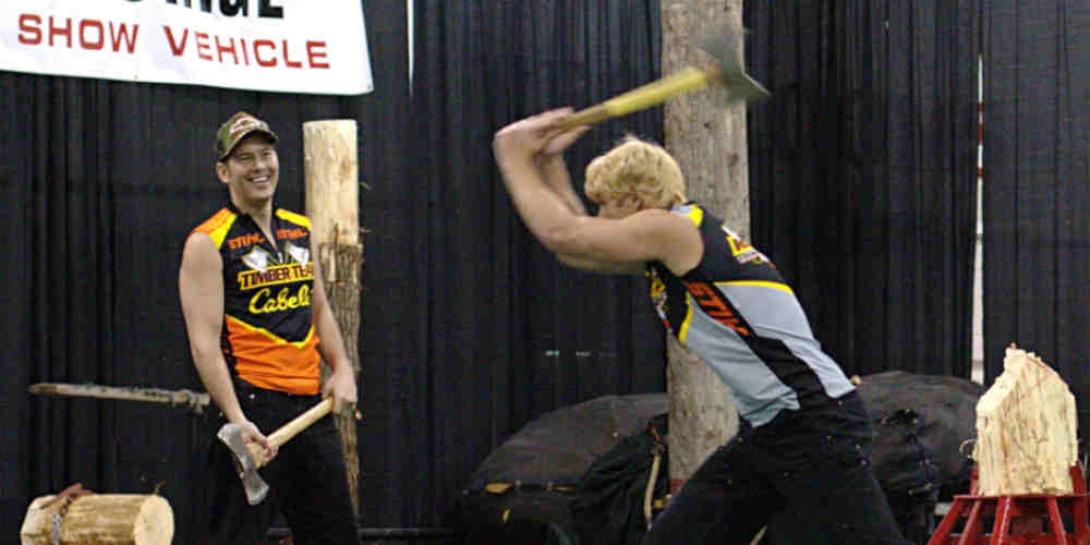 guys betting on axe throwing