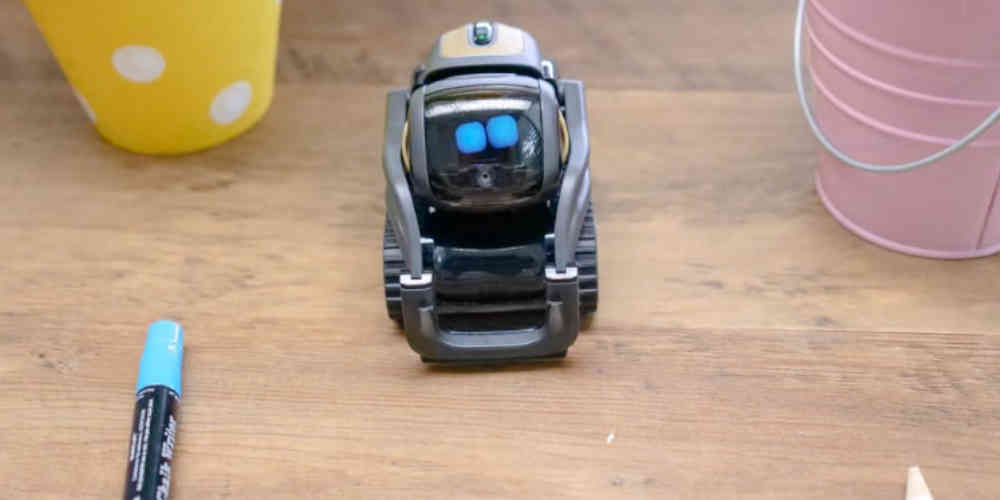 betting on an AI bust represented with a confused table robot