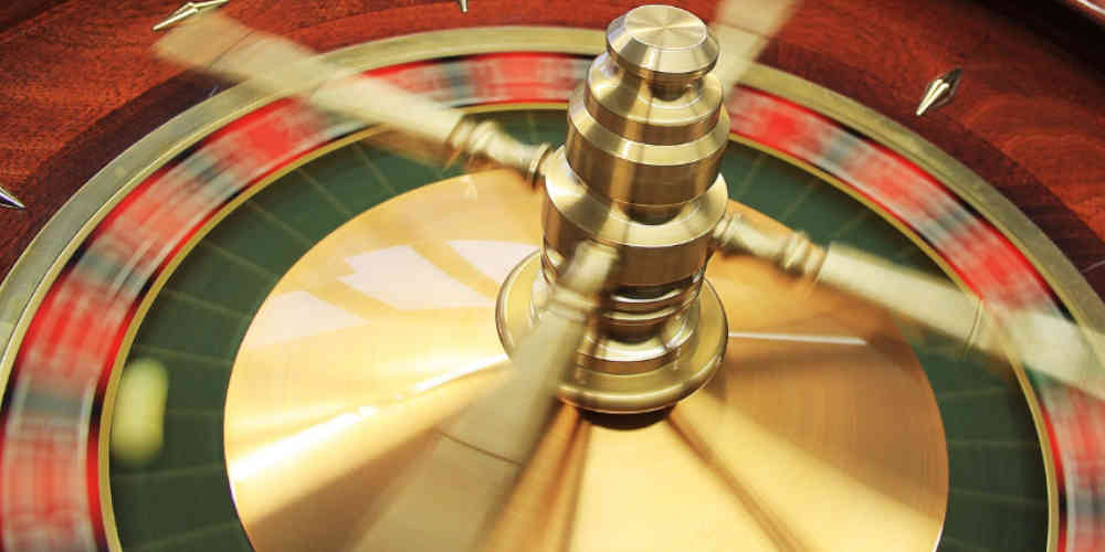 spinning roulette wheel