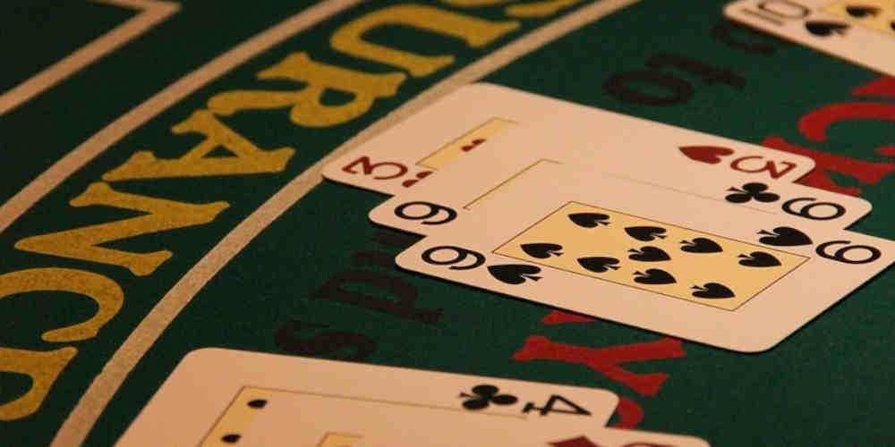 blackjack table