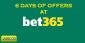 Join Games at Bet365 Casino for Six Days of Offers