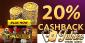 Collect 20% Cashback at Jubise Casino Today!