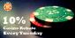 Enjoy 10% GTbets Casino Rebate Every Tuesday