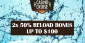 Pump up Your Bankroll with Today’s Double Reload Bonus Promo at Casino Cruise!