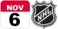 Quick Betting Odds for 6 November NHL Matches