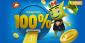 Weekend Wonder at Casinoin Casino: Get 100% up to $165
