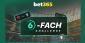 Fußballfans aufgepasst: Sichert euch eure Chance auf einen Gewinn von 100.000€ bei der bet365 6-fach Challenge!