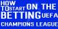 How To Start Betting On The 2026 Champions League: Full Guide