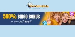 500% Bingo Bonus At CyberBingo – Claim $25 Free Bet Bonus!