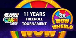 Grab a Share of $11,000 in the Freeroll Tournament at SlotoCash Casino