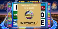 Spin the Big Wheel with the Wheel of Chance II Slot Bonus at Everygame Casino Classic