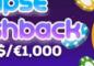 Eclipse Cashback at Vegas Crest Casino: Claim up to $/€1000