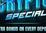 Crypto Special at Vegas Crest Casino: Get up to €40 Extra Bonus
