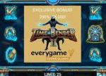 Warp Time and Steal the Cash with the TIME BENDER II Slot Bonus at Everygame Casino Classic