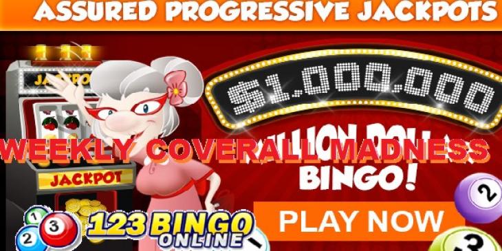 Win Great Prizes at 123BingoOnline’s $59,500 Weekly Coverall Madness