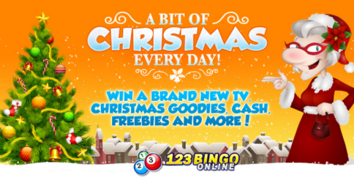 It’s Christmas Every Day with the Holiday Promotions at 123Bingo Online