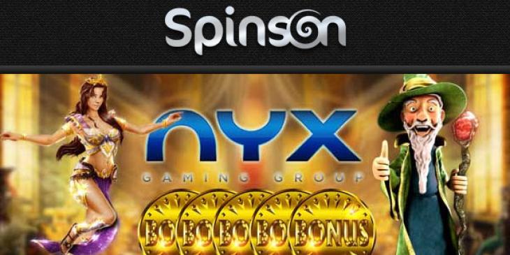 Collect Easy Free Spins at Spinson Casino for Two Weeks with the New NYX Slots!