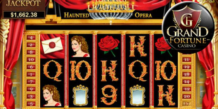 Play the Haunted Opera Slot with Coupon Code of a 400% Max. $4,000 Bonus at Grand Fortune Casino!