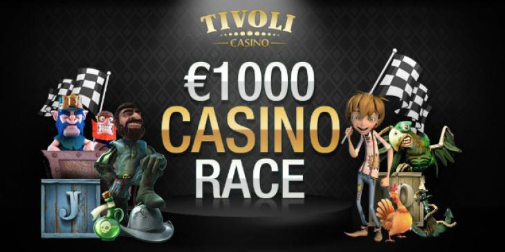 Win €500 Slot Race Cash or Free Spins at Tivoli Casino!