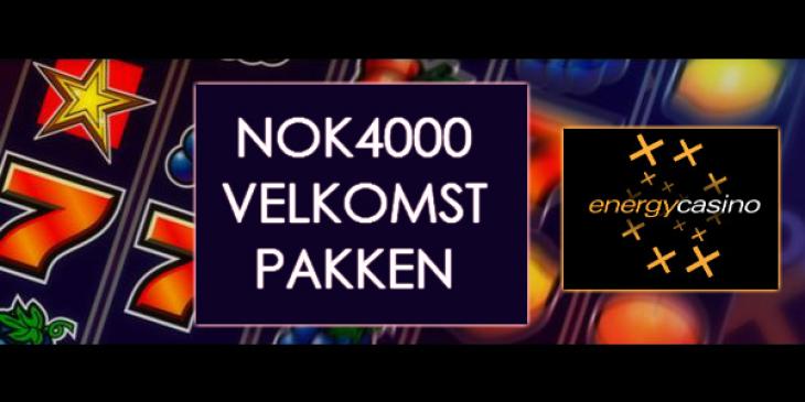 Få NOK4000 velkomstbonus pakke hos Energy Casino! (NOR)