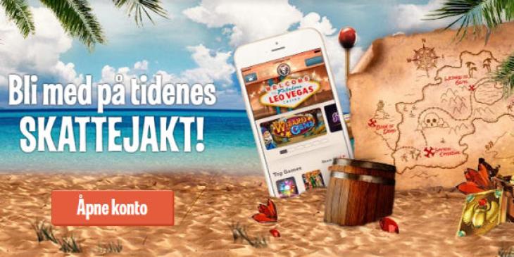 Vinn € 10 000 hver uke med LeoVegas Casino Skattejakt kampanje i april! (NOR)