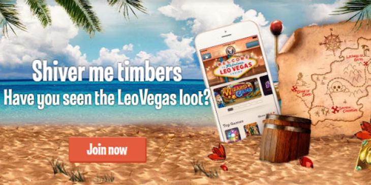 Win €10,000 Every Week with the LeoVegas Casino Treasure Hunt Promotion in April!
