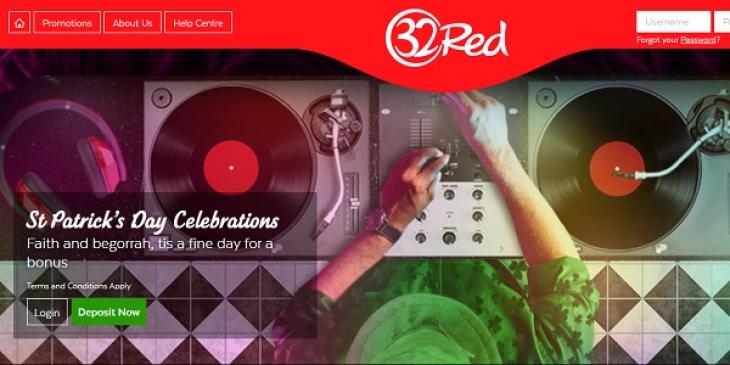 Play Free Casino Games For St. Patrick’s Day at 32Red Casino