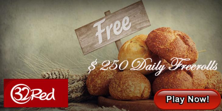 Earn Your Share of $250 at 32Red Casino