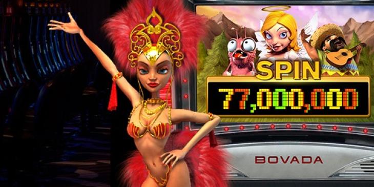 Win the $7,777 Cash Prize on Slot Games in the Hunt for 77 Million Spins at Bovada!