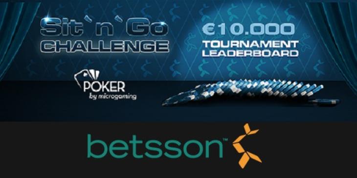 Win EUR 10,000 With the Sit’n’Go Challenge at Betsson Poker