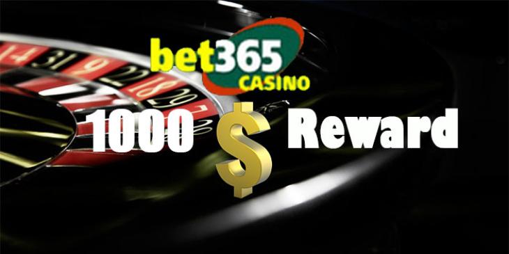 Pocket a cool $1,000 a month at Bet365 Casino