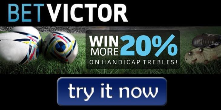 20% Rugby World Cup Betting Bonus at BetVictor