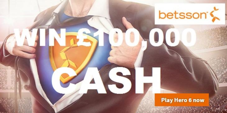 Claim GBP 100,000 Jackpot at Betsson Sportsbook
