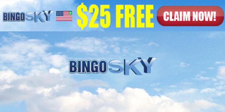 Win An Exclusive $25 Free Thanks To Bingo Sky