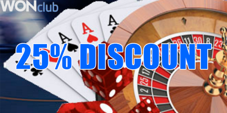 Enjoy the WonClub Casino Discount Deal
