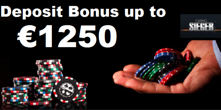 Claim EUR 1,250 Deposit Bonus at Casino Sieger