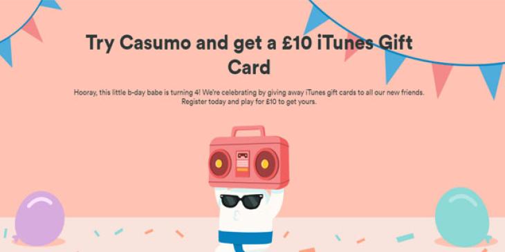 Casumo is Celebrating Their 4 Year Anniversary With Some Great New Promotions!