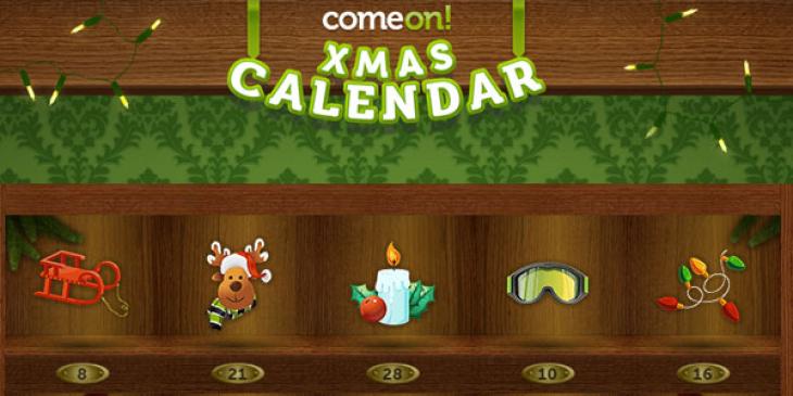 ComeOn! Casino’s Christmas Calendar Giveaway is Just Kicking Off!
