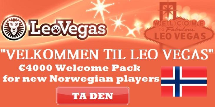 Pick Up Your Amazing €4,000 Norsk Casino Bonus at LeoVegas Casino Now!