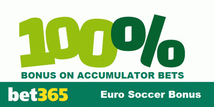 Claim 100% Bonus Upon Your Accumulator Bets at Bet365 Sportsbook