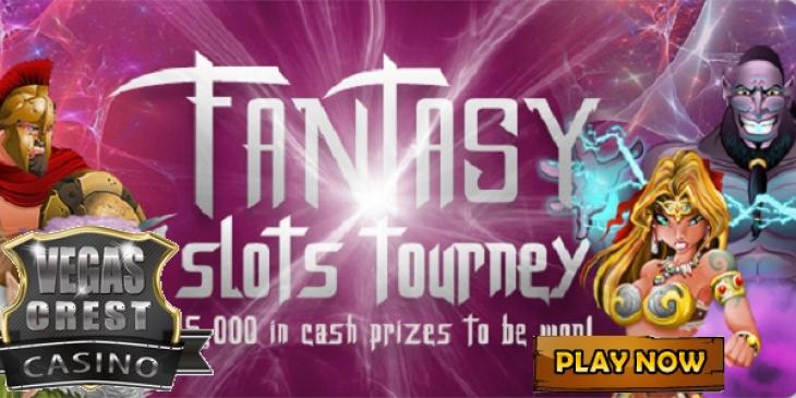 Win Part of Vegas Crest Casino’s $5,000 Prize Pot at the Fantasy Slots Tourney